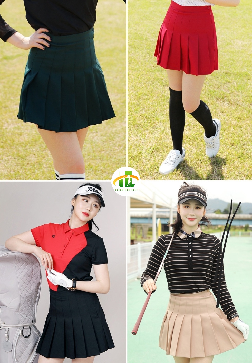 Chân váy Golf Chervo JACQUELINE 65531 _ Black - HS Golf